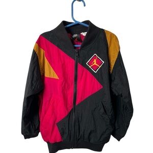 Vintage 1992 Nike Michael Air Jordan Jumpman Windbreaker Jacket Medium Kids 5-6